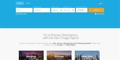 Trivago flights only  Just enjoy yourself using Trivago Flight Coupons for your online